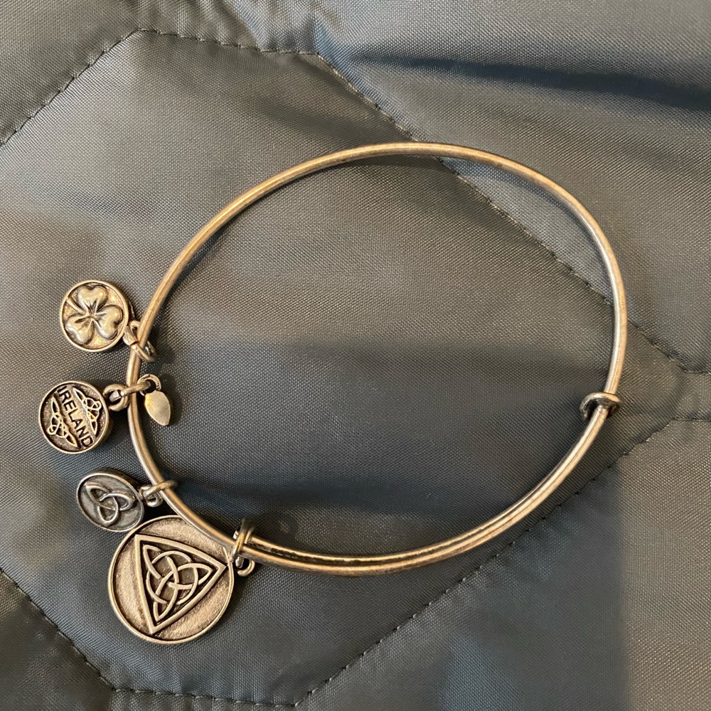 Silver Alex & Ani bracelet - Celtic Knot